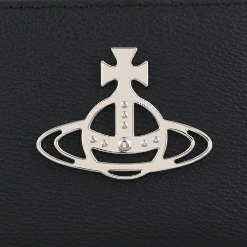 ヴィヴィアンウエストウッド 二つ折り財布 レディース ANNIE WALLET WITH COIN POCKET ブラック Vivienne Westwood 51010055 S000R N405 BLACK