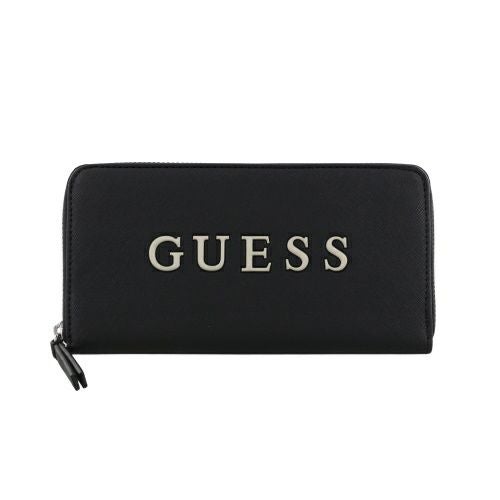 「GUESS」LOS ANGELES 長財布 ユニセックス 新品 ゲス 長財布 レディース ROXBERRY / Large Zip Around ブラック GUESS