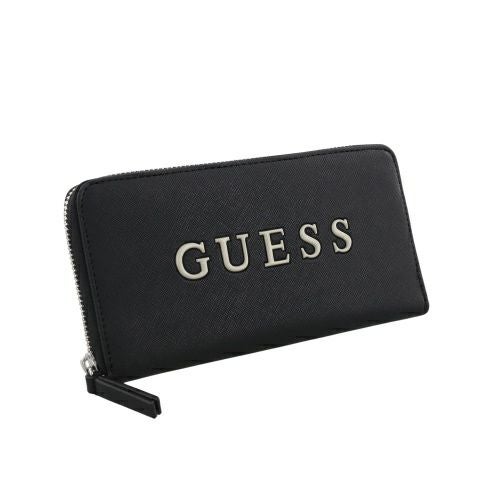 ゲス 長財布 レディース ROXBERRY / Large Zip Around ブラック GUESS