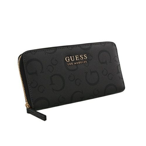 ゲス 長財布 レディース OAK PARK / Large Zip Around ブラック GUESS G8238599 COAL