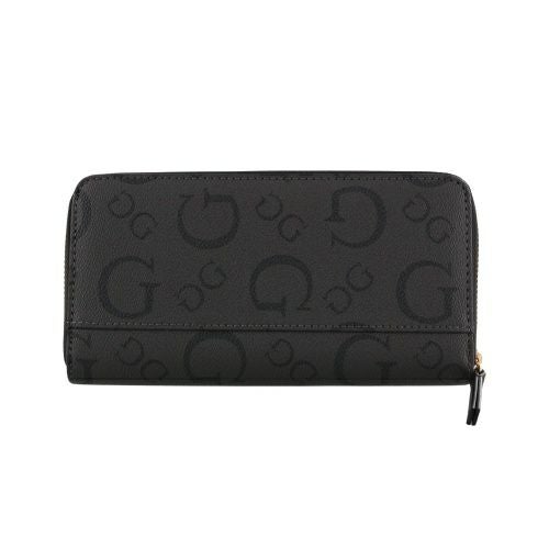 ゲス 長財布 レディース OAK PARK / Large Zip Around ブラック GUESS G8238599 COAL