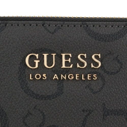 ゲス 長財布 レディース OAK PARK / Large Zip Around ブラック GUESS G8238599 COAL