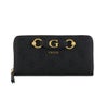ゲス 長財布 レディース IZZY peony debossed / Large Zip Around ブラック GUESS P9209599 BLACK
