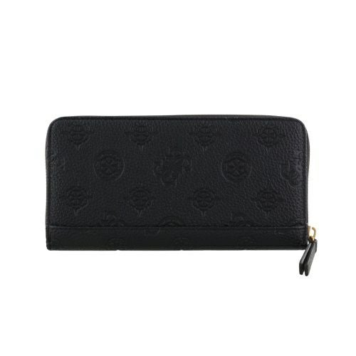 ゲス 長財布 レディース IZZY peony debossed / Large Zip Around ブラック GUESS P9209599 BLACK