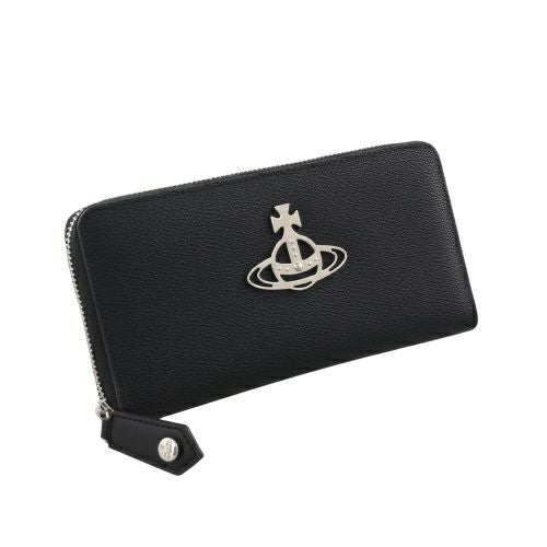 ヴィヴィアンウエストウッド 長財布 レディース ANNIE ZIP ROUND WALLET ブラック Vivienne Westwood 5105005CU S000R N405 BLACK