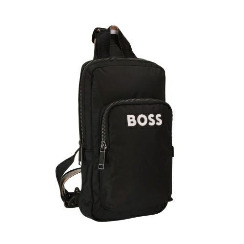 ヒューゴボス ボディバッグ メンズ Catch 3.0 BODY BAG ブラック BOSS