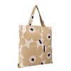 マリメッコ トートバッグ レディース PIENI UNIKKO ベージュ marimekko 74650 185 WHITE/BEIGE