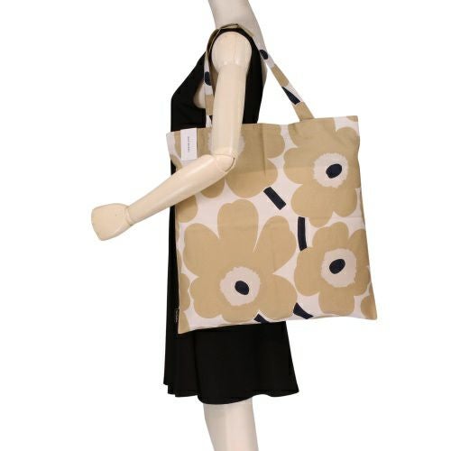 マリメッコ トートバッグ レディース PIENI UNIKKO ベージュ marimekko 74650 185 WHITE/BEIGE