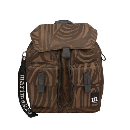 マリメッコ リュックサック バックパック レディース EVERYTHING BACKPACK jokuraita ブラウン marimekko 94604 880 Brown/Dark Brown