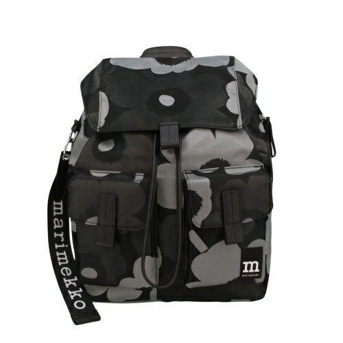マリメッコ リュックサック バックパック レディース EVERYTHING BACKPACK L UNIKKO ブラック marimekko 94811 990 Grey/Dark Grey/Black