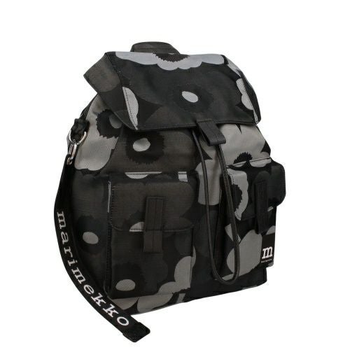 マリメッコ リュックサック バックパック レディース EVERYTHING BACKPACK L UNIKKO ブラック marimekko 94811 990 Grey/Dark Grey/Black