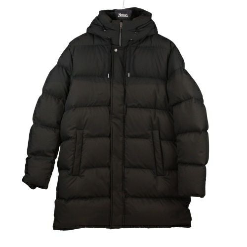ヘルノ ダウンジャケット メンズ ブラック HERNO PI001159U 12414Z 9300 サイズ46