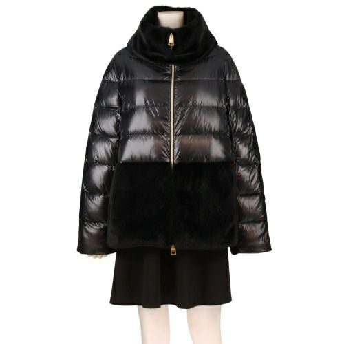 ヘルノ ダウンジャケット レディース ブラック HERNO PI001933D 12017Z 9300 サイズ40