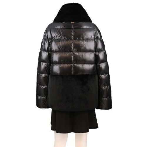ヘルノ ダウンジャケット レディース ブラック HERNO PI001933D 12017Z 9300 サイズ44