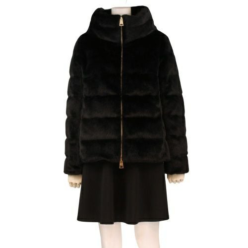 ヘルノ ダウンジャケット レディース ブラック HERNO PI001935D 12630 9300 サイズ40