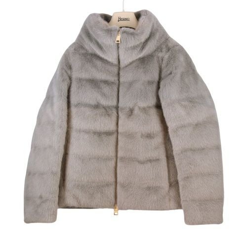 ヘルノ ダウンジャケット レディース グレー HERNO PI001935D 12630 9406 ライトグレー サイズ42