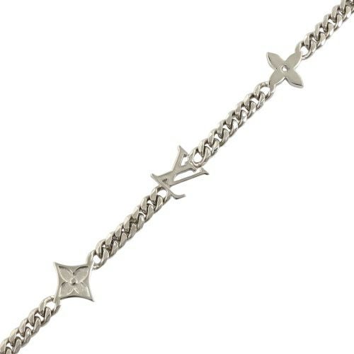 ルイヴィトン ネックレス・モノグラム ロウ シルバー LOUIS VUITTON Ｍ01490