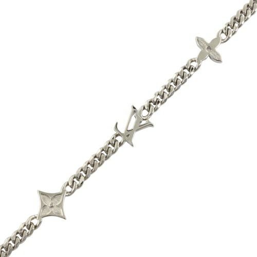 ルイヴィトン ネックレス・モノグラム ロウ シルバー LOUIS VUITTON Ｍ01490