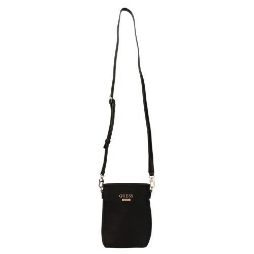 ゲス ショルダーバッグ レディース FOLLIE LARGE CHIT CHAT ブラック GUESS NN9676016 BLACK