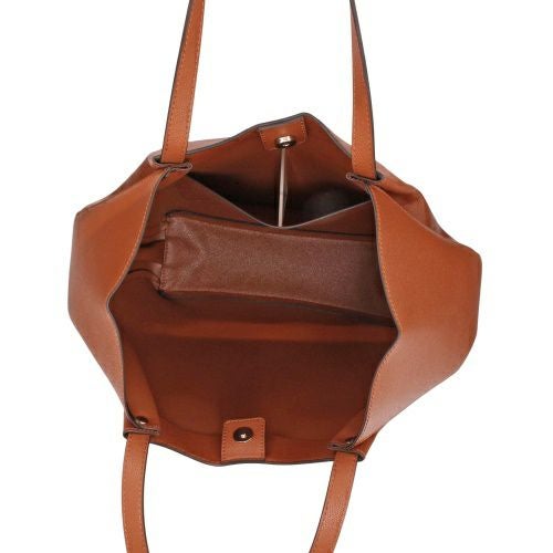 ゲス トートバッグ レディース AMORETTE 2 IN 1 TOTE ブラウン GUESS BG789824 COGNAC