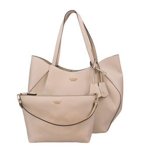ゲス トートバッグ レディース AMORETTE 2 IN 1 TOTE ベージュ GUESS BG789824 LIGHT TAUPE