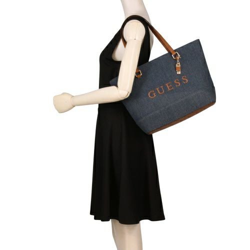 ゲス トートバッグ レディース RODNEY ブルー GUESS DE792622 DENIM