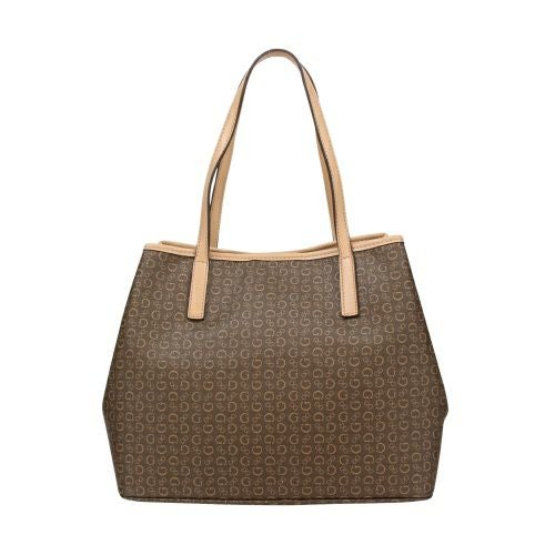 ゲス トートバッグ レディース PORTINI TRAP TOTE ブラウン GUESS