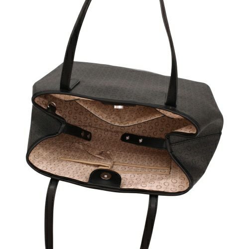 ゲス トートバッグ レディース PORTINI TRAP TOTE ブラック GUESS SV985624 COAL