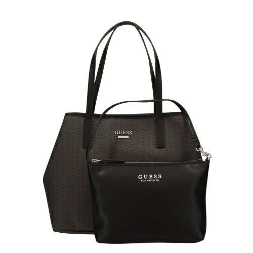 ゲス トートバッグ レディース PORTINI TRAP TOTE ブラック GUESS SV985624 COAL