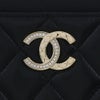シャネル コインケース カードケース フラグメントケース レディース ブラック CHANEL AP4344 B18692 94305