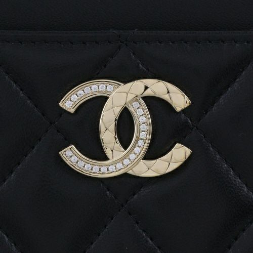 シャネル コインケース カードケース フラグメントケース レディース ブラック CHANEL AP4344 B18692 94305