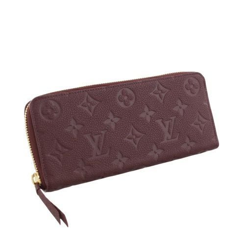 ルイヴィトン 長財布 モノグラム アンプラント ポルトフォイユ・クレマンス レッド LOUIS VUITTON M25815 グレナレッド