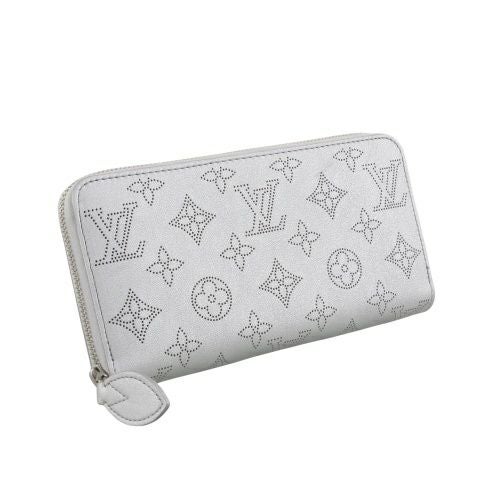ルイヴィトン 長財布 マヒナ ジッピー・ウォレット シルバー LOUIS
