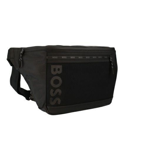 ヒューゴボス ボディバッグ メンズ ONSET BELT BAG ブラック BOSS 50552745 001 BLACK