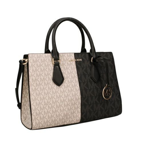 マイケルコース ハンドバッグ レディース シーラ ミディアム ツートン メタリック シグネチャー ロゴ サッチェル ブラック MICHAEL KORS 35F5G6HS3B BLACK MULTI
