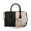 マイケルコース ハンドバッグ レディース シーラ ミディアム ツートン メタリック シグネチャー ロゴ サッチェル ブラック MICHAEL KORS 35F5G6HS3B BLACK MULTI