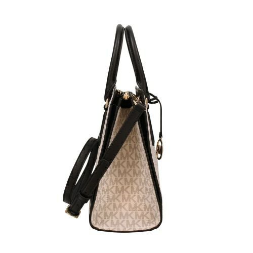 マイケルコース ハンドバッグ レディース シーラ ミディアム ツートン メタリック シグネチャー ロゴ サッチェル ブラック MICHAEL KORS 35F5G6HS3B BLACK MULTI