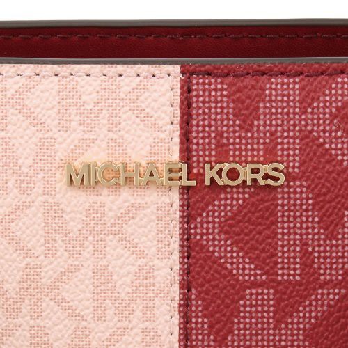 マイケルコース ハンドバッグ レディース シーラ ミディアム ツートン メタリック シグネチャー ロゴ サッチェル レッド MICHAEL KORS 35F5G6HS3B CHERRY MULTI