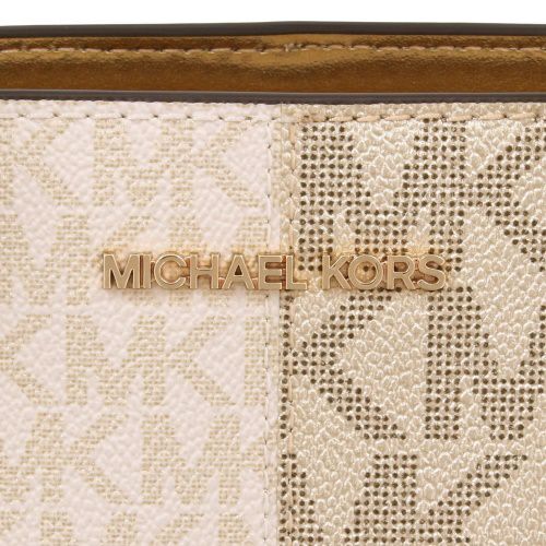マイケルコース ハンドバッグ レディース シーラ ミディアム ツートン メタリック シグネチャー ロゴ サッチェル ゴールド MICHAEL KORS 35F5G6HS9Y PALE GOLD