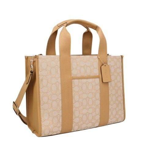 コーチ アウトレット トートバッグ レディース ベージュ COACH OUTLET CAK367 IMOT4