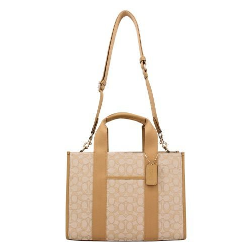 コーチ アウトレット トートバッグ レディース ベージュ COACH OUTLET CAK367 IMOT4