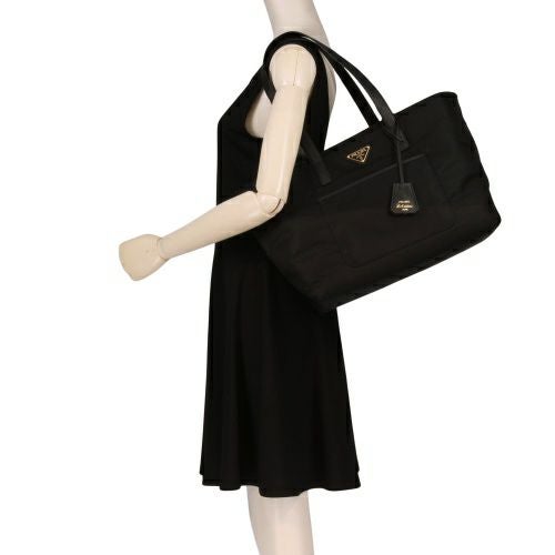 プラダ トートバッグ レディース ブラック PRADA 1BG555 V OOO R064