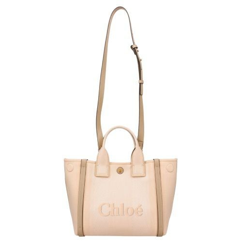 クロエ ショルダーバッグ レディース CHLOE CARRY SMALL TOTE ベージュ CHLOE CHC25SS911 O65 26Y BLUSHY BEIGE