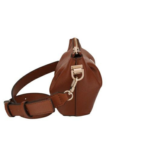 ゲス ショルダーバッグ レディース AMORETTE TOP ZIP SHOULDER BAG ブラウン GUESS BG789817 COGNAC