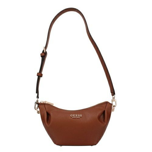 ゲス ショルダーバッグ レディース AMORETTE TOP ZIP SHOULDER BAG ブラウン GUESS BG789817 COGNAC