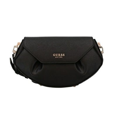 ゲス ショルダーバッグ レディース AMORETTE FLAP CROSSBODY ブラック 