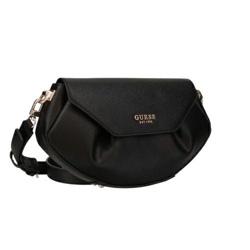 ゲス ショルダーバッグ レディース AMORETTE FLAP CROSSBODY ブラック