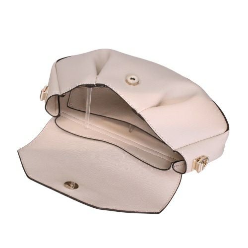 ゲス ショルダーバッグ レディース AMORETTE FLAP CROSSBODY ベージュ