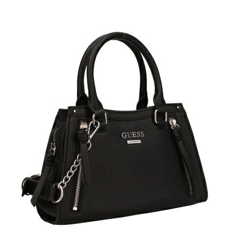 ゲス ショルダーバッグ レディース WRENLEY SMALL SATCHEL ブラック