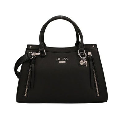 ゲス ショルダーバッグ レディース WRENLEY SATCHEL ブラック GUESS 